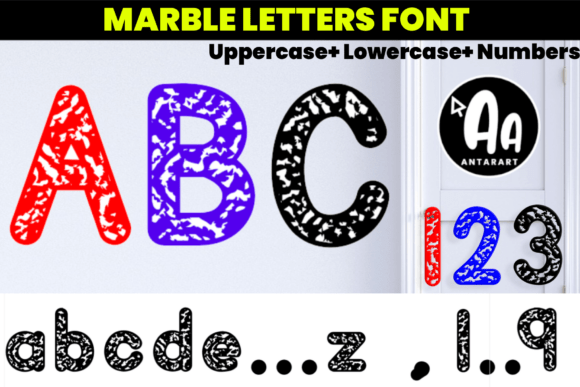 Abcd Ref Marbled: Elevating Classroom Design with Unique Marble Typography