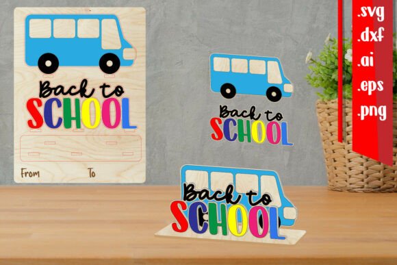 Back to School Wooden Card, School Laser: Integrating Digital Files into Your Creative Workflow