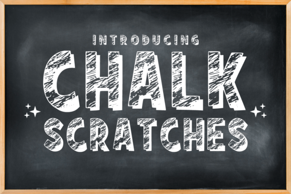 Chalk Scratches: The Bold Font for Raw, Handmade Designs
