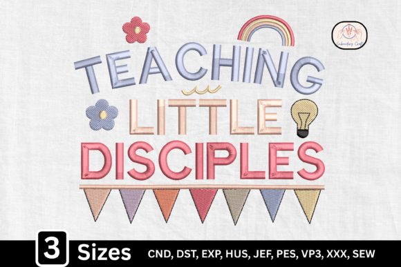 Creative Christian Teaching Little Disciples Embroidery for Educators