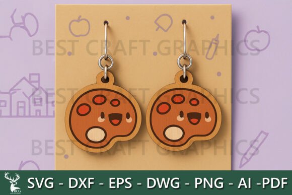 Cute Cookie Earrings SVG: A Modern Twist on Classroom Charm