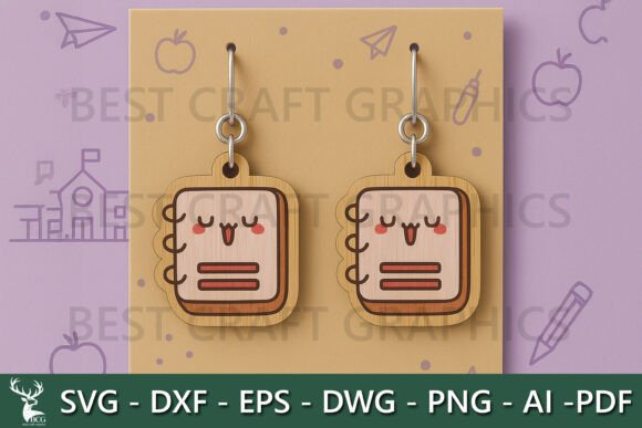 Cute Notebook Earrings SVG: A Practical Review for Laser Cutters