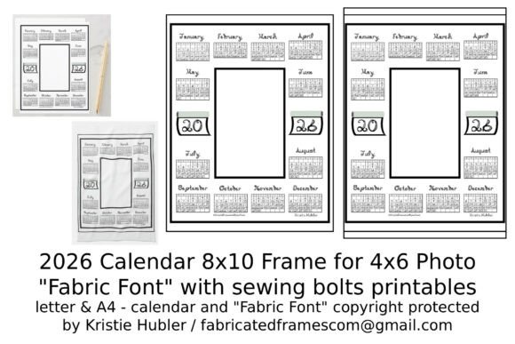 Sewing Frame 2026 Calendar Fabric Font: A Versatile Design Tool for Educators and Creators